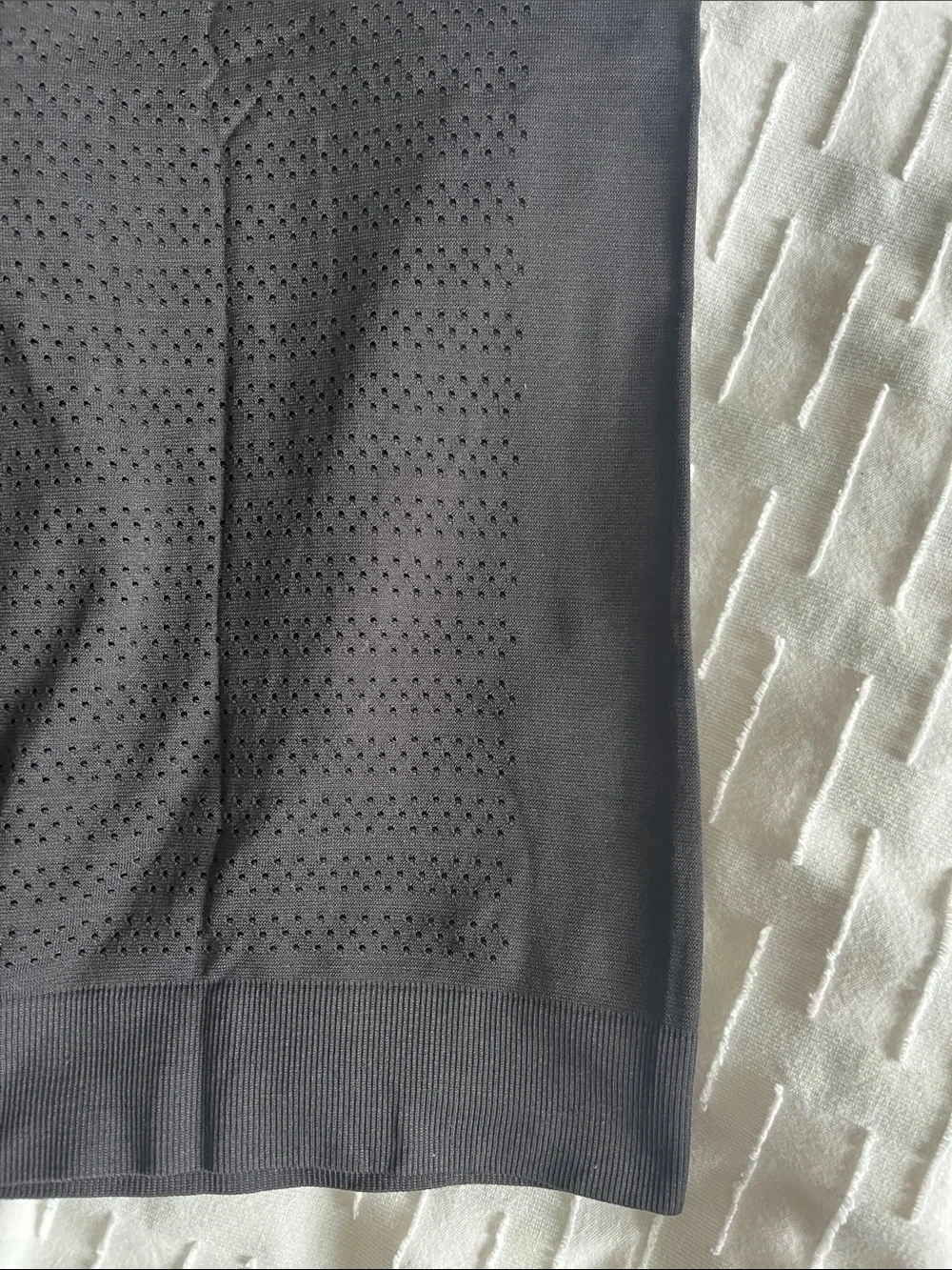 lululemon Black Perforated Workout Tank Top - Picture 9 of 9